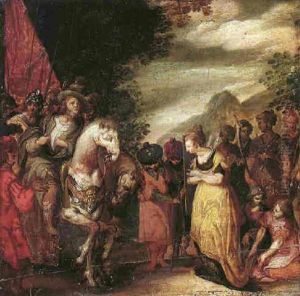 The Offering Of Abigail Before David The Offering Of Abigail Before David