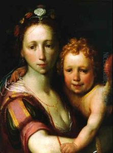Venus And Cupid by Cornelis Cornelisz Van Haarlem