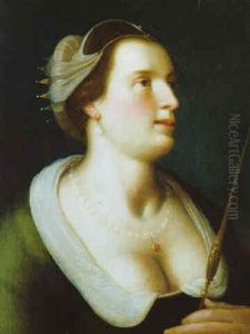 Bildnis Einer Fuerstin (circe?) by Cornelis Cornelisz Van Haarlem