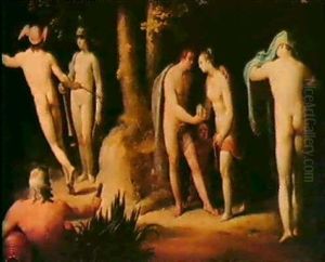 The Judgement Of Paris by Cornelis Cornelisz Van Haarlem