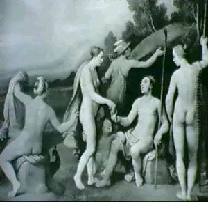 Das Urteil Des Paris by Cornelis Cornelisz Van Haarlem