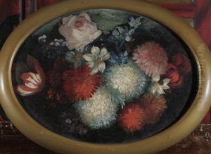 Blumenstilleben (pair) by August Haas