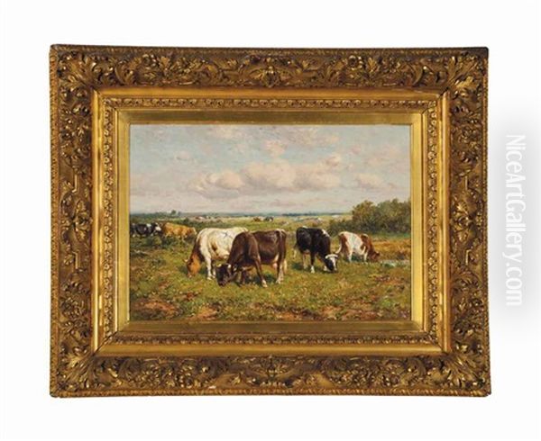 Cows At Pasture - view 1