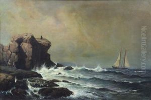 Seaside Cliff With Figures