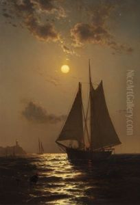 Moonlit Seascape