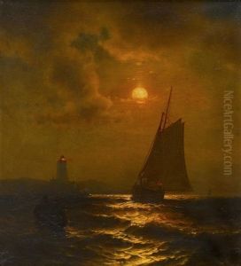 Ship At Dusk Ship At Dusk