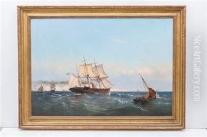 Navio Holandes Cerca Del Puerto