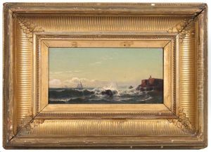 Seascape With Sailboats And Figures Seascape With Sailboats And Figures