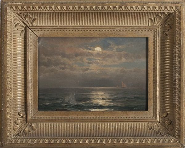 Seascape In Moonlight - view 1