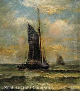 Furling The Sails For The Night by Mauritz F. H. de Haas