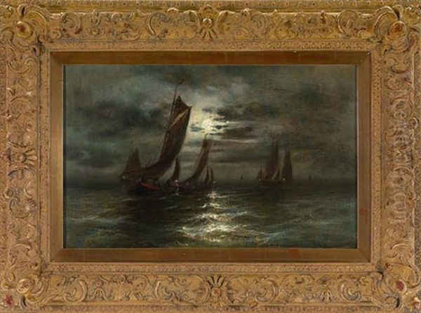 Ships Under The Moonlight - view 1