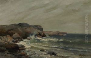 Waves On The Coast by Mauritz F. H. de Haas