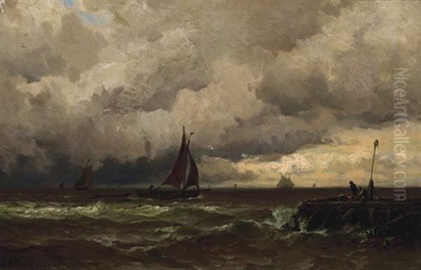 Showery Day - Coast Of Holland - view 1