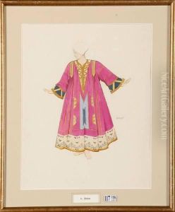 Projet De Costume De Theatre by Leon Samoilovitch Bakst