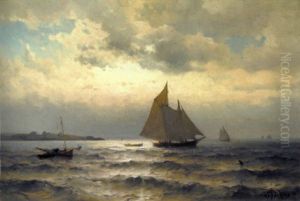 Schooner Off The Coast