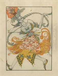 A Costume Design For 
L'oiseau De Feu