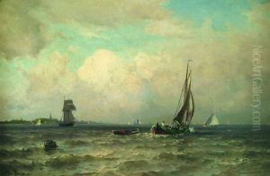 Ships Near A Harbor