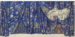 Design For Theatre Curtain by Leon Samoilovitch Bakst