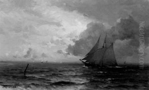At Full Sail by Mauritz F. H. de Haas