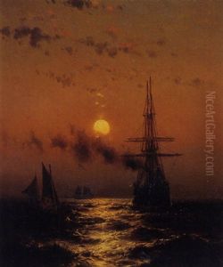 Marine Moonlight by Mauritz F. H. de Haas