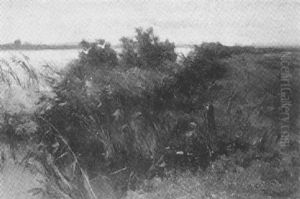 Grune Uferlandschaft by Mauritz F. H. de Haas