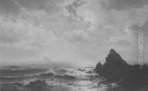 Ships Sailing In The Moonlight by Mauritz F. H. de Haas