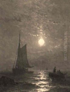 Marine Nocturne by Mauritz F. H. de Haas
