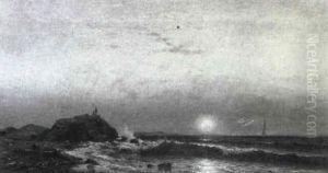 Crashing Waves At Sunset by Mauritz F. H. de Haas