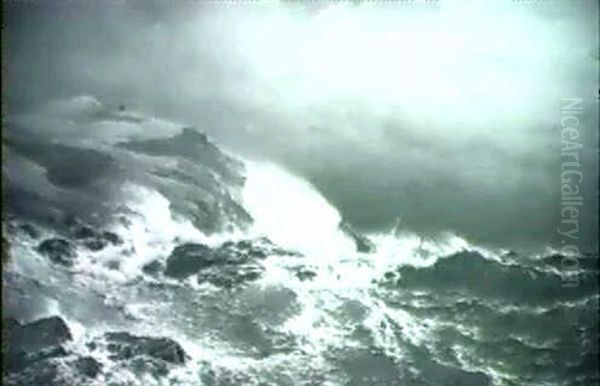 Ship Breaking Up On The Rocks - view 1