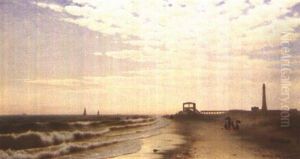 Along The Shore, Fire Island, New York by Mauritz F. H. de Haas