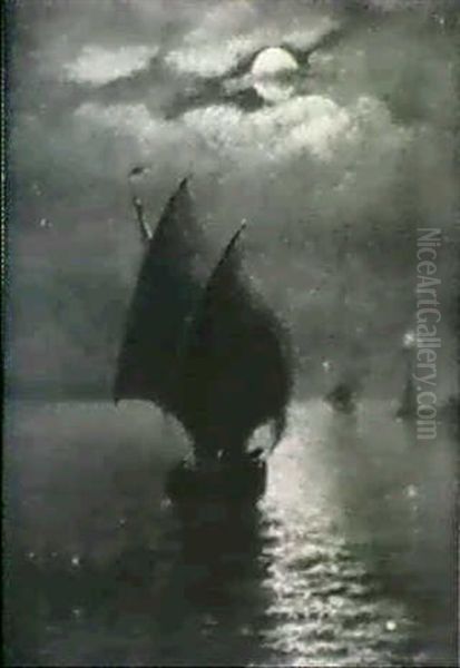 Moonlit Sea - view 1