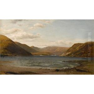 View Of The Hudson by William Frederick de Haas