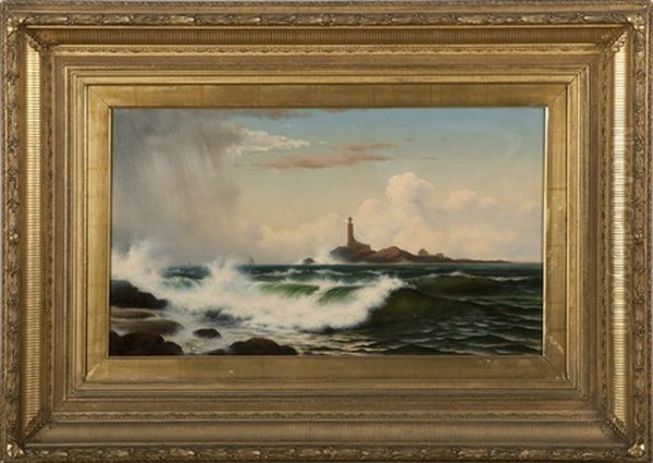 Coming Rain, White Island Light, Isles Of Shoals - view 1