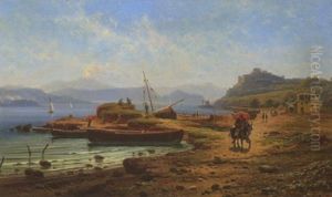 Kuste Bei Neapel by Karl Haase