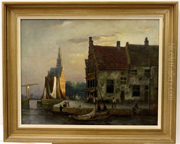 Havengezicht Bij De Hoofdtoren Van Hoorn - view 1