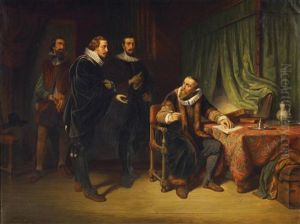Die Gefangennahme Des Johan Van Oldenbarnevelt by Pieter Alardus Haaxman