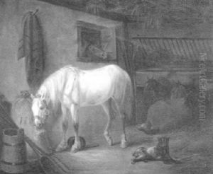Stallinterieur Mit Pferden Stallinterieur Mit Pferden