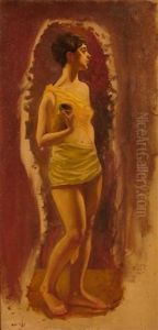 Standing Woman by John Haberle