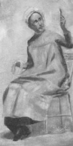 Woman Polishing A Spoon