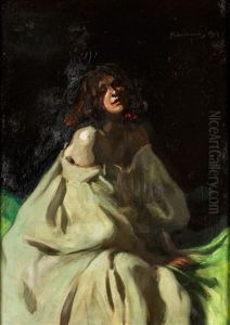 Liane by Hugo von Habermann the Elder