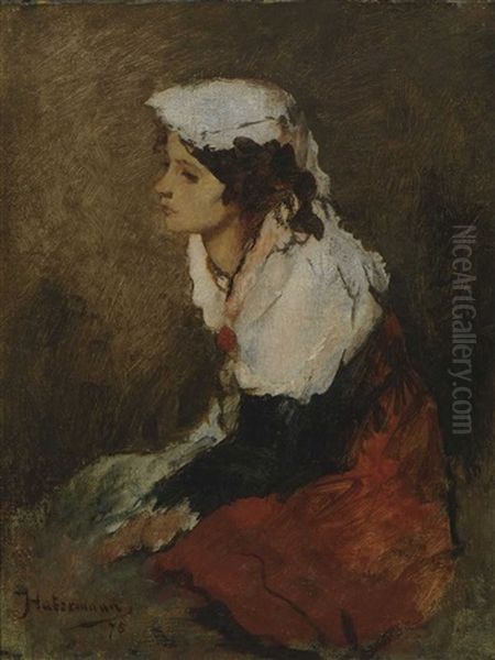 Madchen In Sudlandischer Tracht - view 1