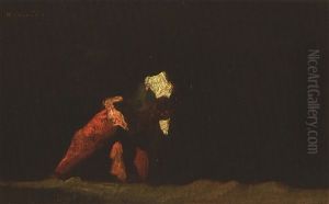 Die Grabrauber by Hugo von Habermann the Elder
