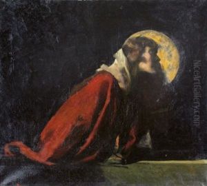 Frau Vor Vollmond