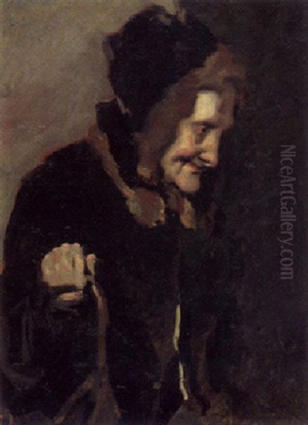 Bildnis Einer Alten Dame (mutter Des Kunstlers?) - view 1