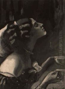 Brusportrat Einer Dame Im Profil