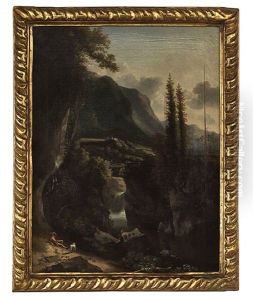 Figures In A Mountainous Landscape