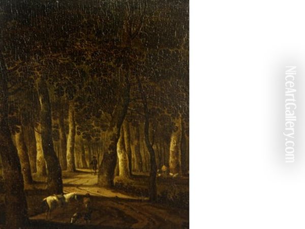 Travellers In A Wood - view 1