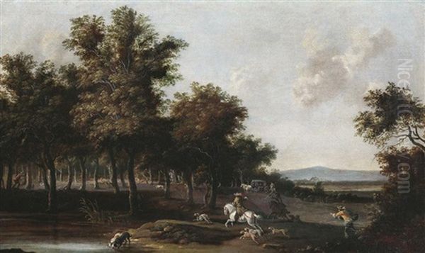 Landschaft Mit Jagdgesellschaft - view 1