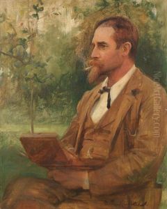 Portrait Of Edward Onslow Ford, Ra by Arthur Hacker