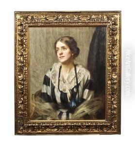 Portrait Of A Lady by Arthur Hacker